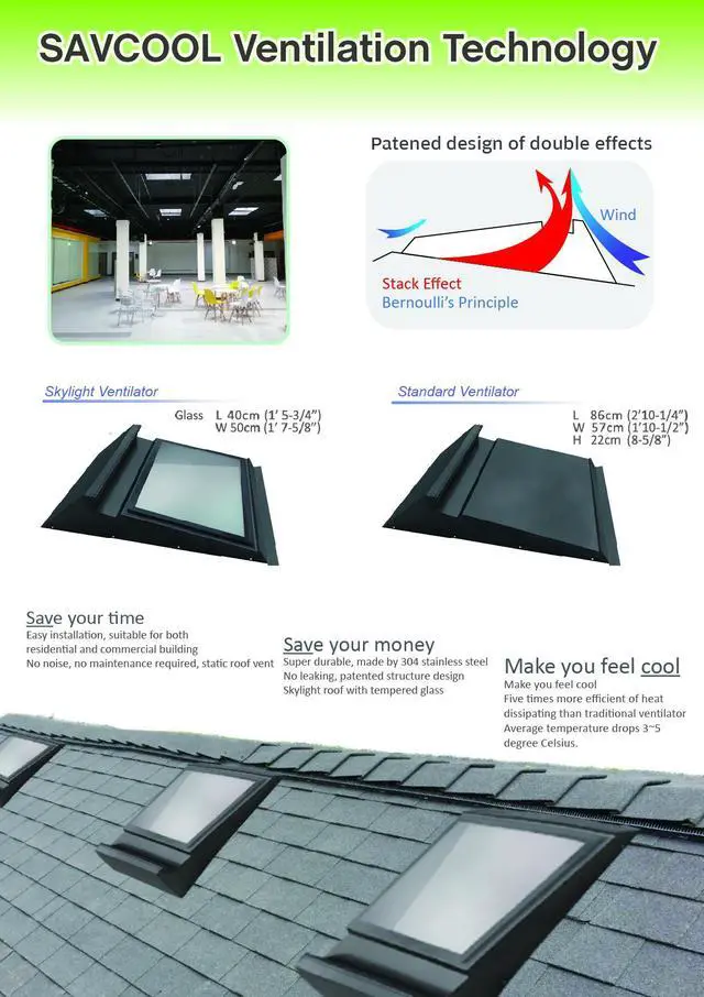 Main image of Roof Air Vents, Roof Air Ventilators, similar installations to Whirlybird turbine roof vents. (Big Discount on wholesale purchasing q'ty over 6 units)