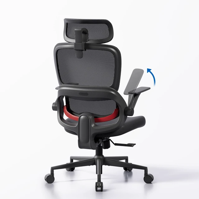 Main image of Sihoo B100 Se Office Chair, Executive Chair with Cotton Seat, Dual-Back Ergonomic Chair, 2D Adjustable Headrest & Flip Link Armrest, Comfort Mesh Chair for Home Office & Gaming, 300lbs, Black