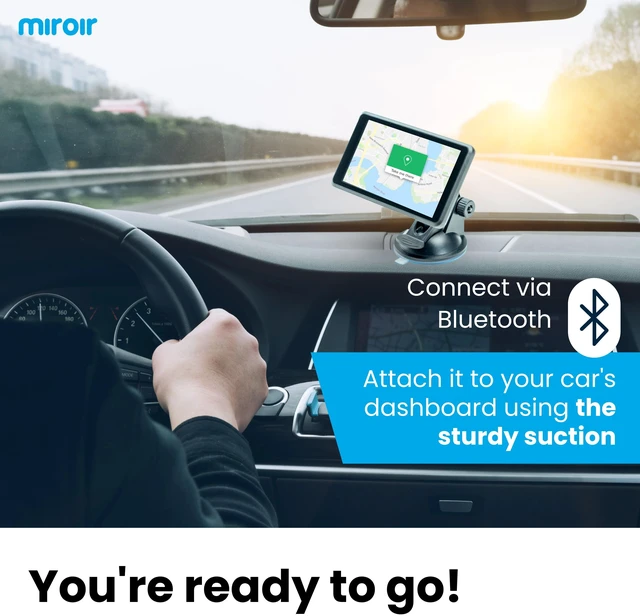 Alt view image 2 of 4 - Drivvplay M1003-7 portable Wireless Carplay and Android Auto Display | 7"