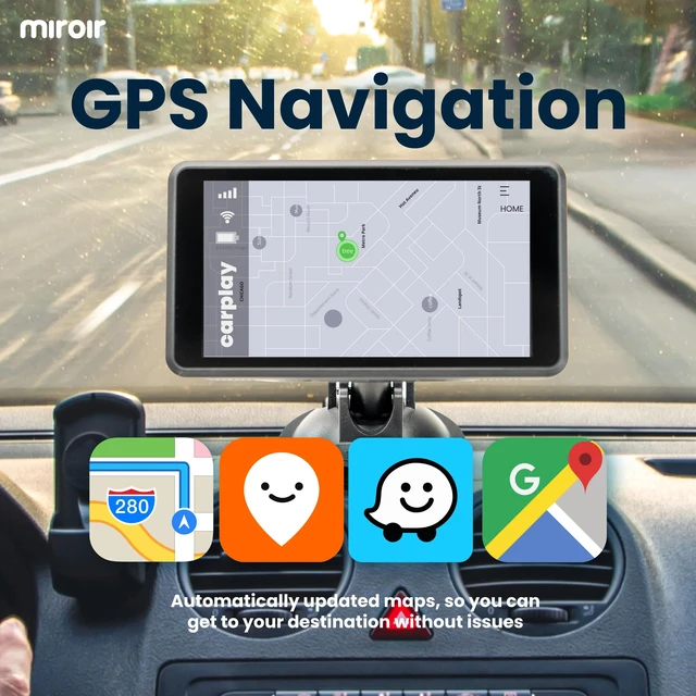 Main image of Drivvplay M1003-7 portable Wireless Carplay and Android Auto Display | 7"