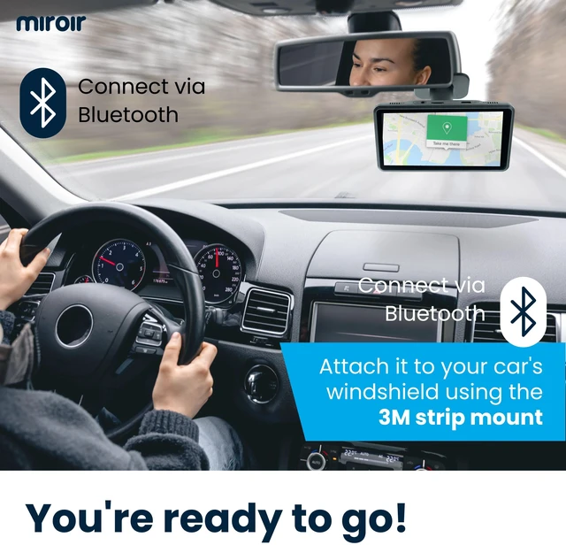 Alt view image 3 of 4 - Drivvplay M1003-7 portable Wireless Carplay and Android Auto Display | 7"