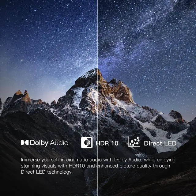 Alt view image 4 of 7 - FPD 32-inch Smart TV Google TV HD 720p with Google Play and Google Cast Built-in, HDR 10, Dolby Audio, Voice Remote, Stream Live TV(Palette-Series, CG32-P3, 2024 Model)