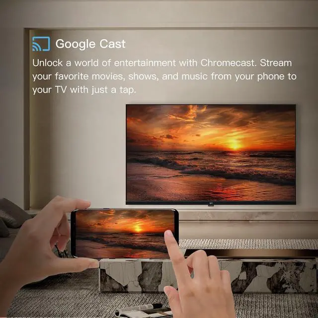 Alt view image 6 of 7 - FPD 50 Inch Smart TV, 4K LED Google TV with Google Play Built-in Google Cast, HDR 10, MEMC, Voice Remote, Dolby Atmos & Vision, UHD Stream Live Television (CG50-C3,2024)