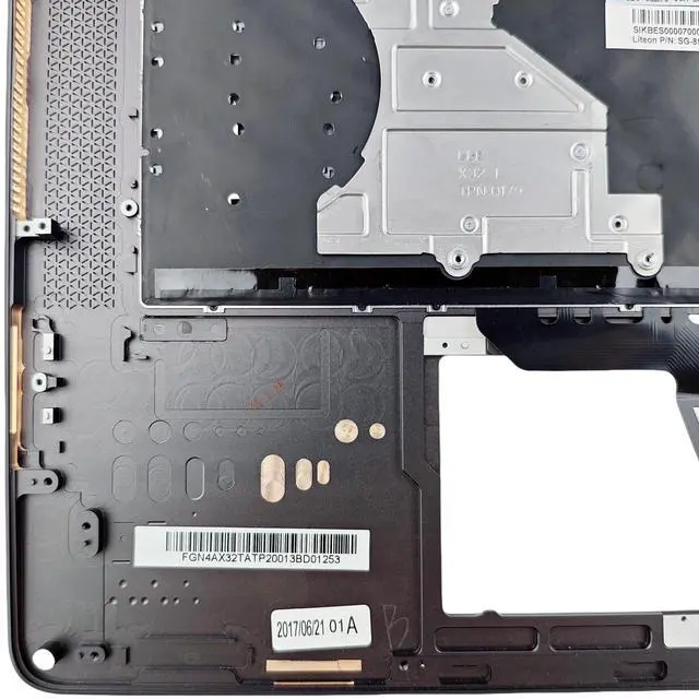 Alt view image 4 of 6 - ZION New Palmrest w/Backlit Keyboard Brown For HP Spectre X360 15-BL 15.6" 914361-001
