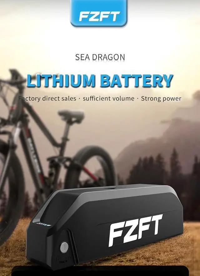 Alt view image 2 of 6 - FVKING 48V 15/20/25AH Ebike52V30A USB Charging BMS Original 21700 Lithium Ion 1000W Electric Bike Battery (dc-48v-20ah)