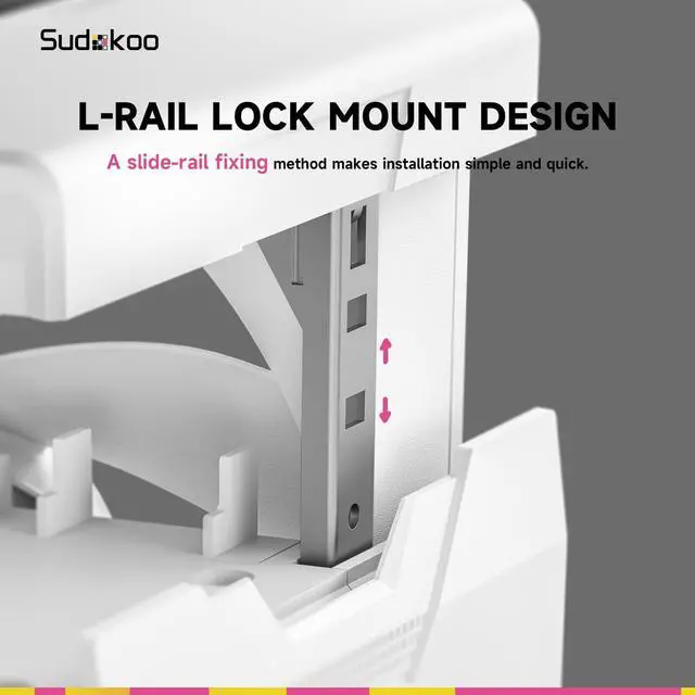 Alt view image 6 of 7 - Sudokoo SK700V White AM5 CPU Cooler: 7 Heatpipes CPU Air Cooler with Digital Display for AM5 Exclusive - Single Tower PC Cooling with 120mm FDB PWM Quiet Fan & L-Rail Lock Mount