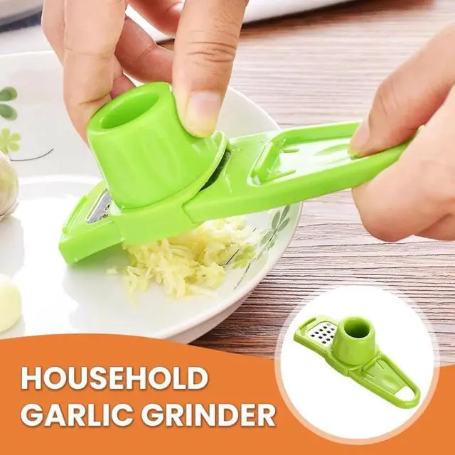 Alt view image 2 of 7 - Garlic Grinder, 2025 Upgrade Mini Garlic Peeler Multifunctional Garlic Slicer Garlic Crusher, Easy to Use Ginger Grater Hand Press Garlic Grater for Smash Garlic Kitchen Tools (Green)