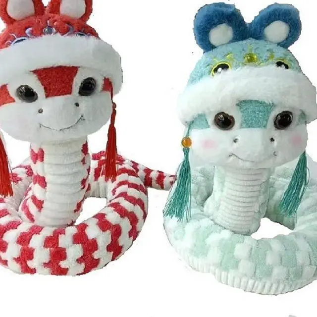 Alt view image 7 of 7 - 2025 Snake Year Doll, Elegant Snake Year Mascot Lion Dance Good Luck, Cute Chinese Style Plush Toy Ornament Gift For Best Friends