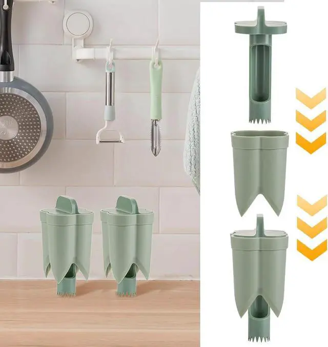 Alt view image 7 of 7 - Pepper Seed Corer Remover, 2024 New 2 in 1 Bell Pepper Cutter Pepper Porer Seed Remover Tool, Quickly Cutting and Deseeding Bell Pepper Corer Tool for Vegetables Kitchen Gadget (1)