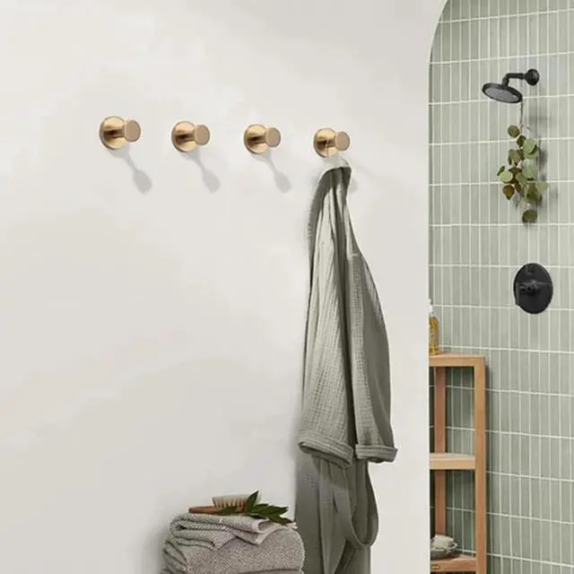 Alt view image 6 of 7 - Luxe Hold No-Drill Hooks, 2024 Upgraded Suction Cup Stainless Steel Waterproof Suction Cup Hooks for Hooks, Shower, Bathroom, Hanging Towels, Mounting on Glass Shower Doors, Tile Silver 6pcs