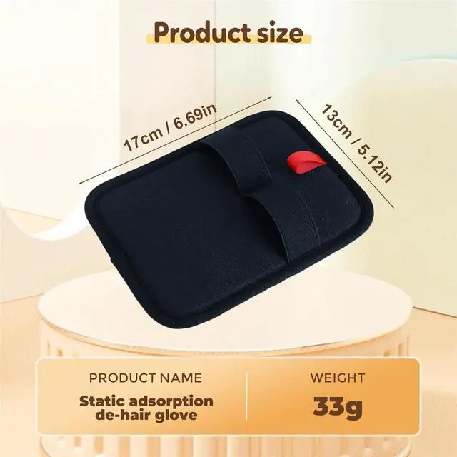 Alt view image 6 of 7 - Pet Hair Remover Gloves, Electrostatic Pet Hair Removal, Washable Reusable Pet Grooming Gloves For Cat & Dog