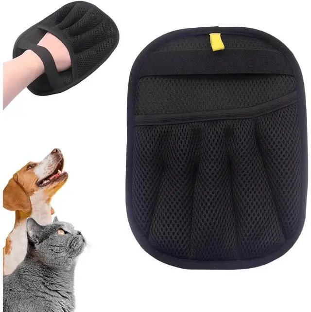 Main image of Pet Hair Remover Gloves, Electrostatic Pet Hair Removal, Washable Reusable Pet Grooming Gloves For Cat & Dog
