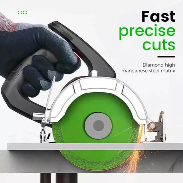 Alt view image 4 of 7 - Glass Cutting Disc, Ultra-Thin Diamond Cutting Disc Saw Blade Suitable for 4 Inch Angle Grinder, Glass Saw Ultra-Thin Saw Blade for Cutting and Grinding Glass, Jade, Crystal, Tile, Ceramic