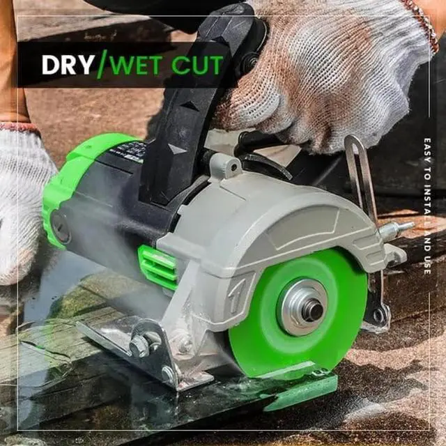 Alt view image 6 of 7 - Glass Cutting Disc, Ultra-Thin Diamond Cutting Disc Saw Blade Suitable for 4 Inch Angle Grinder, Glass Saw Ultra-Thin Saw Blade for Cutting and Grinding Glass, Jade, Crystal, Tile, Ceramic