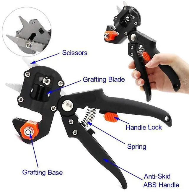 Alt view image 4 of 7 - JFEYV Garden Shears, Pruning Cutting Shears, Boxes Grafting Shears, Tree Pruning Shears, Cutting Machine with 2 Blade Garden Tools