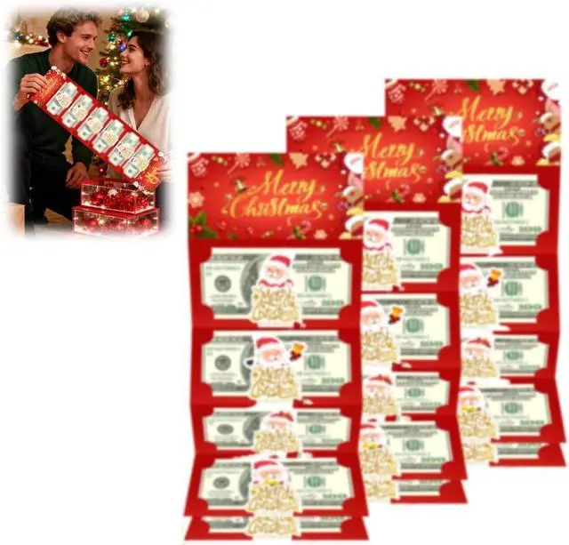 Main image of Christmas Cash Gift Envelope, 2026 New Christmas Money Envelope, Multi-Functional Gift Card Holder Christma for Christma Party 3