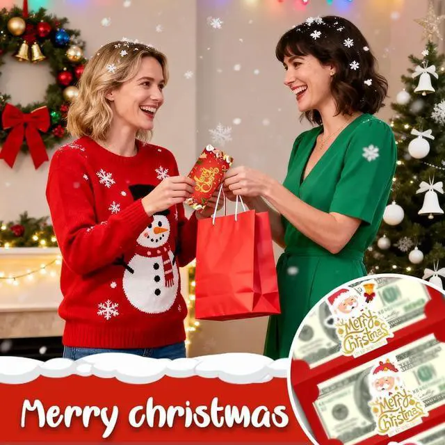 Alt view image 4 of 7 - Christmas Cash Gift Envelope, 2026 New Christmas Money Envelope, Multi-Functional Gift Card Holder Christma for Christma Party 3