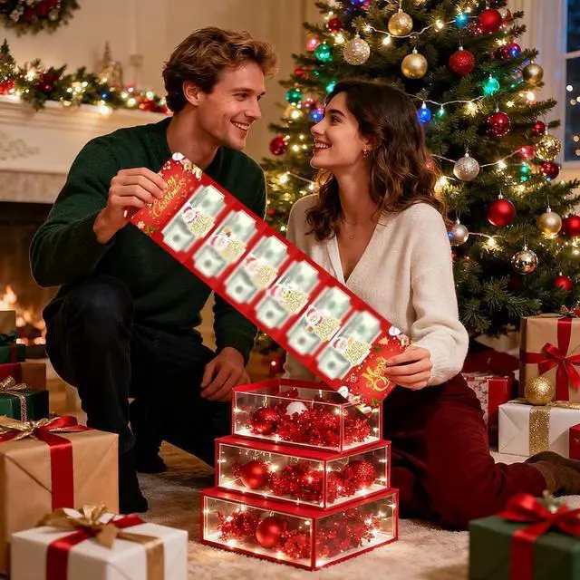 Alt view image 7 of 7 - Christmas Cash Gift Envelope, 2026 New Christmas Money Envelope, Multi-Functional Gift Card Holder Christma for Christma Party 3