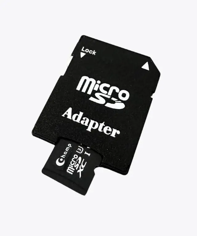 Alt view image 3 of 7 - Champion Computer|Original Micro SD Memory Card with Full-Size Adapter, U3, Read speed up to 100MB/s, 128GB, smartphone, Nitendo-Switch, Security Camera (U3- 64GB)