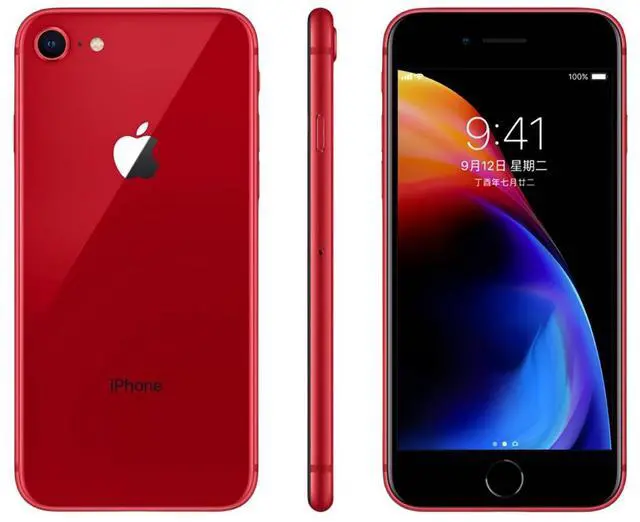Main image of Apple iPhone 8 64GB Red Network Unlocked 4G LTE Smartphone-Good