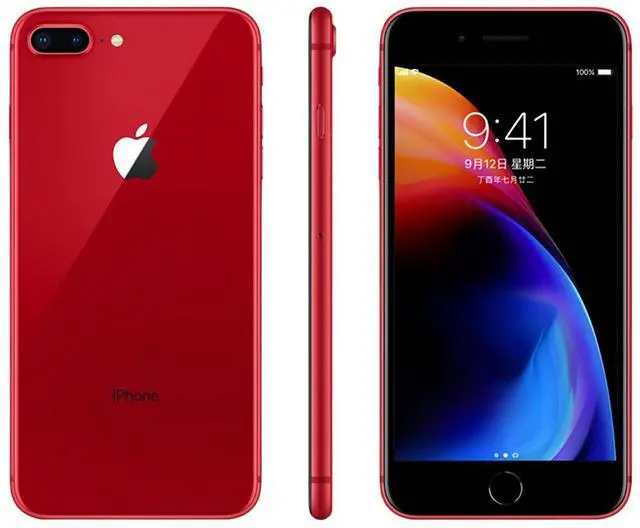 Alt view image 3 of 3 - Apple iPhone 8 Plus 256GB Red-Network Unlocked-Good Condition