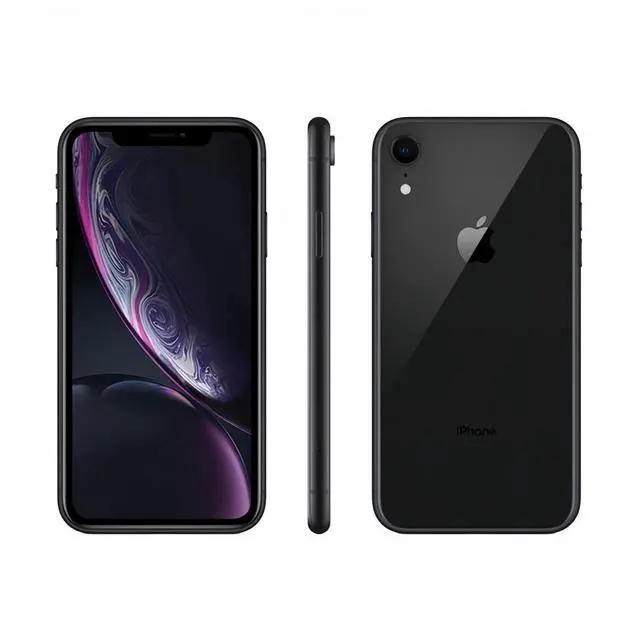 Alt view image 2 of 3 - Apple iPhone XR 64GB Black Fully Unlocked-Grade A