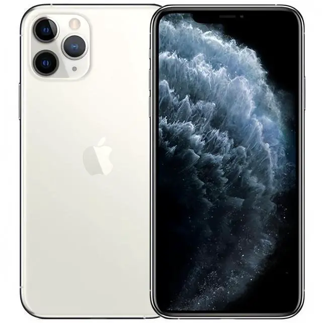 Alt view image 2 of 3 - Apple iPhone 11 Pro Max 64GB Fully Unlocked - Silver(Grade A)