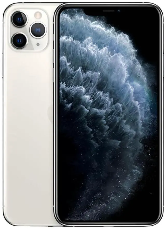Main image of Apple iPhone 11 Pro Max 256GB Fully Unlocked - Silver(Grade A)
