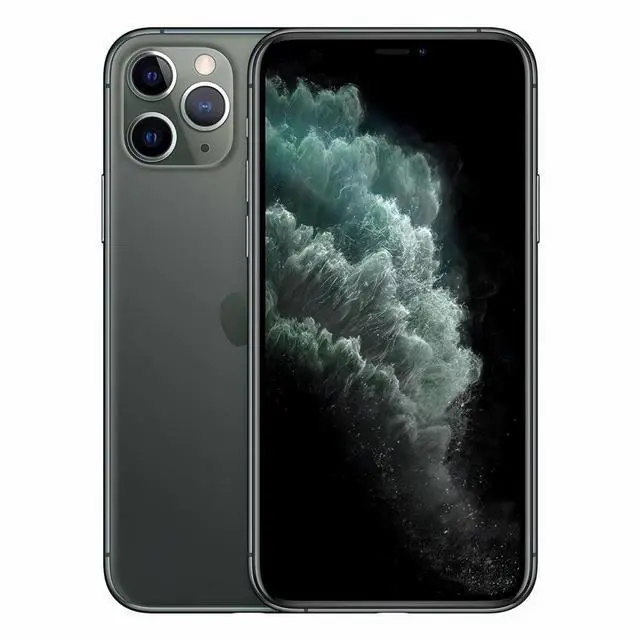 Alt view image 3 of 4 - Apple iPhone 11 Pro Max 64GB Fully Unlocked - Midnight Green(Grade A)