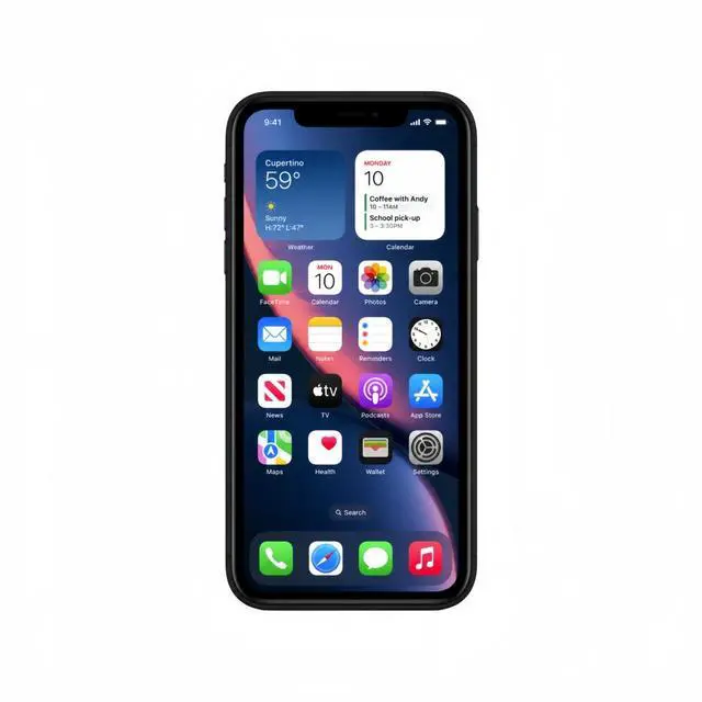 Alt view image 3 of 7 - Refurbished Apple iPhone XR 64GB Black Unlocked Smartphone, 6.1" Liquid Retina Display, A12 Bionic Chip, Face ID