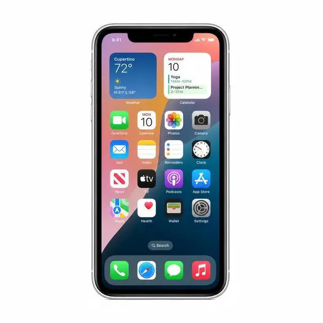 Alt view image 2 of 7 - Refurbished Apple iPhone XR 128GB White Unlocked Smartphone, 6.1" Liquid Retina Display, A12 Bionic Chip, Face ID