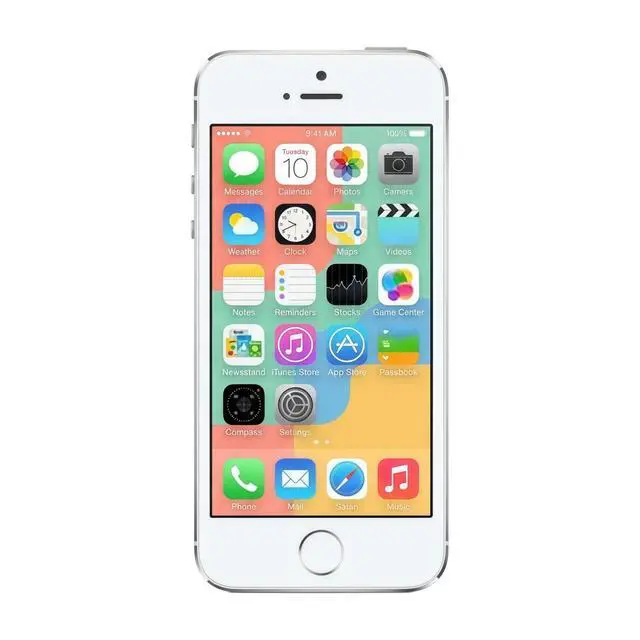 Alt view image 2 of 7 - Refurbished Apple iPhone 5s 32GB Silver Unlocked Smartphone, 4.0" LCD Retina Display, A7 Chip
