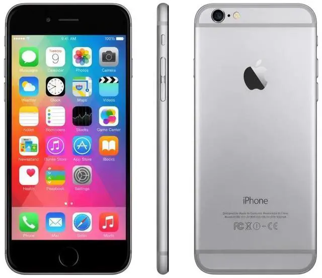 Main image of Refurbished Apple iPhone 6 16GB Space Gray Unlocked Smartphone, 4.7" LCD Retina Display, A8 Chip