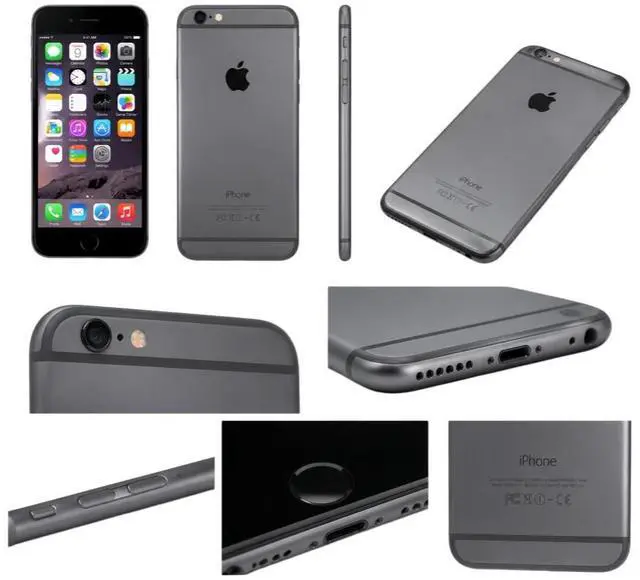Alt view image 6 of 7 - Refurbished Apple iPhone 6 16GB Space Gray Unlocked Smartphone, 4.7" LCD Retina Display, A8 Chip