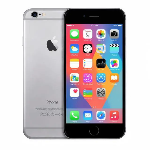 Main image of Refurbished Apple iPhone 6 64GB Space Gray Unlocked Smartphone, 4.7" Retina HD Display, A8 Chip, iOS Cell Phone