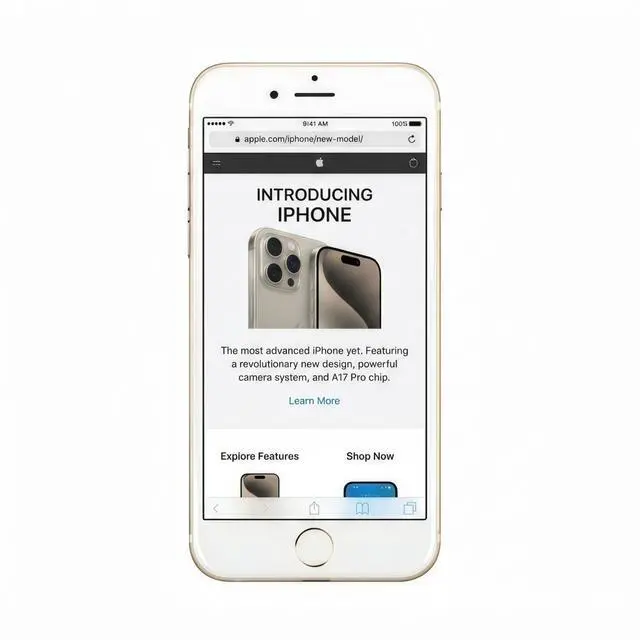 Alt view image 3 of 7 - Refurbished Apple iPhone 6 64GB Gold Unlocked Smartphone, 4.7" LCD Retina Display, A8 Chip