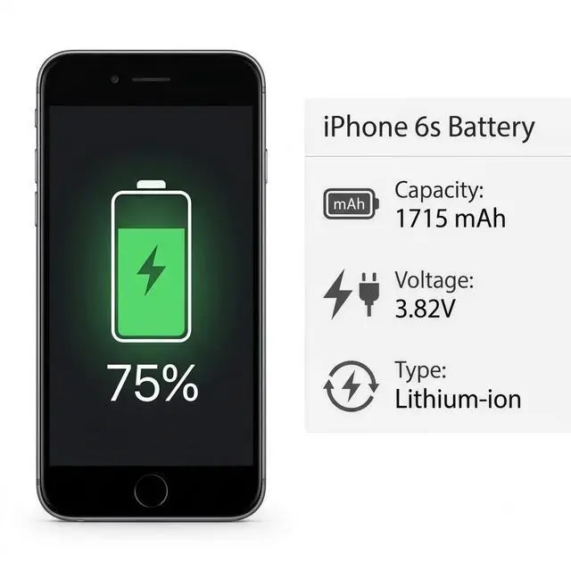 Alt view image 5 of 7 - Refurbished Apple iPhone 6s 16GB Space Gray Unlocked Smartphone, 4.7" Retina HD Display, A9 Chip, iOS Cell Phone