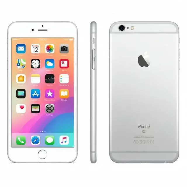 Main image of Refurbished Apple iPhone 6s Plus 128GB Silver Unlocked Smartphone, 5.5" Retina HD Display, A9 Chip, iOS Cell Phone