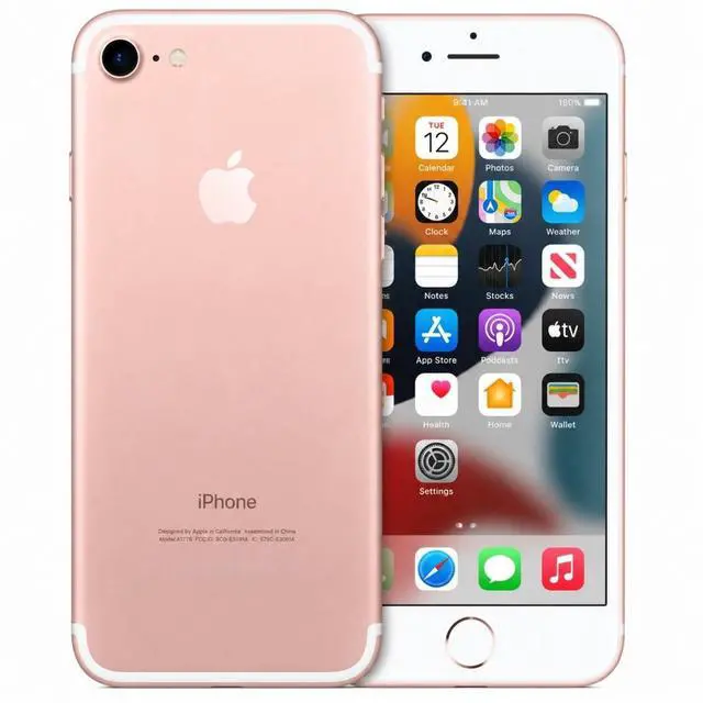Main image of Refurbished Apple iPhone 7 32GB Rose Gold Unlocked Smartphone, 4.7" Retina HD Display, A10 Fusion Chip, iOS Cell Phone