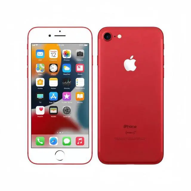 Main image of Refurbished Apple iPhone 7 32GB Red Unlocked Smartphone, 4.7" Retina HD Display, A10 Fusion Chip, iOS Cell Phone