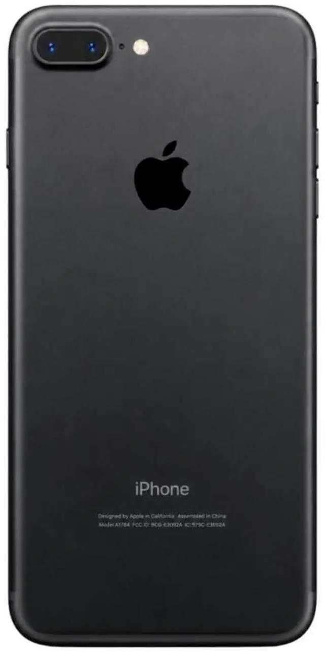 Alt view image 4 of 5 - Refurbished Apple iPhone 7 Plus 128GB Matte Black Unlocked Smartphone, 5.5" Retina HD Display, A10 Fusion Chip, Dual Camera, iOS Cell Phone