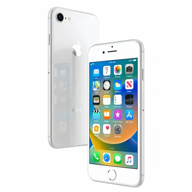 Alt view image 2 of 5 - Refurbished Apple iPhone 8 64GB Silver Unlocked Smartphone, 4.7" Retina HD Display, A11 Bionic Chip, iOS Cell Phone