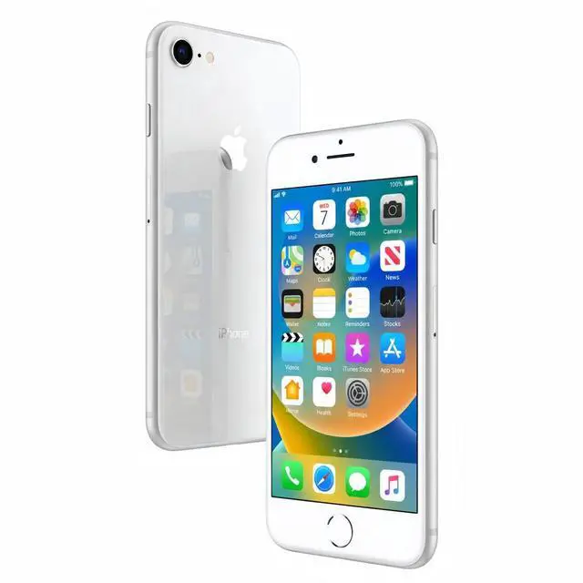 Main image of Refurbished Apple iPhone 8 256GB Silver Unlocked Smartphone, 4.7" Retina HD Display, A11 Bionic Chip, iOS Cell Phone
