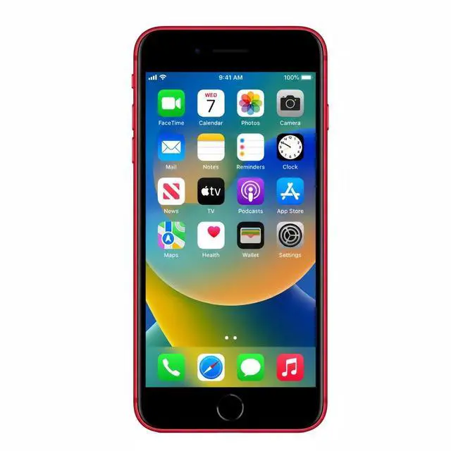 Alt view image 3 of 5 - Refurbished Apple iPhone 8 Plus 64GB Red Unlocked Smartphone, 5.5" Retina HD Display, A11 Bionic Chip, Dual Camera, iOS Cell Phone