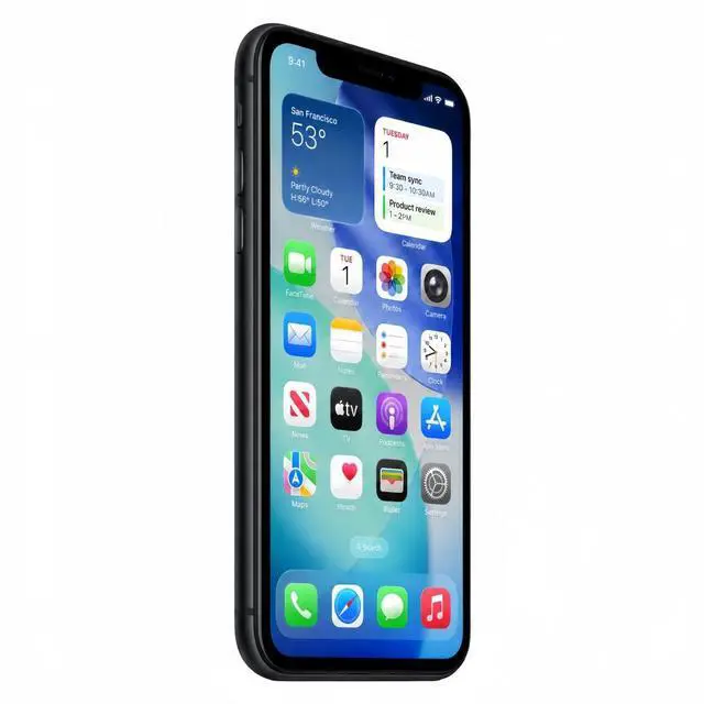 Alt view image 3 of 7 - Refurbished Apple iPhone 11 64GB Black Unlocked Smartphone, 6.1-inch Liquid Retina HD Display, A13 Bionic Chip