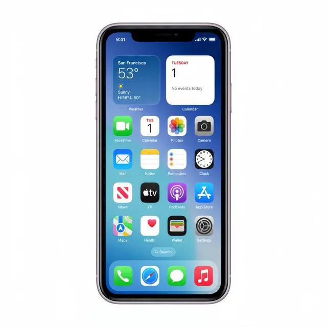 Alt view image 5 of 7 - Refurbished Apple iPhone 11 64GB Purple Unlocked Smartphone, 6.1-inch Liquid Retina HD Display, A13 Bionic Chip