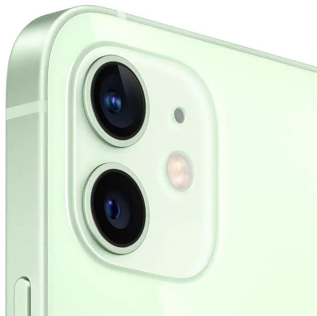 Alt view image 4 of 6 - Apple iPhone 12 Unlocked Smartphone 64GB Green 6.1 Inch Display A14 Bionic Chip 12MP Dual Camera No Contract Single Unit