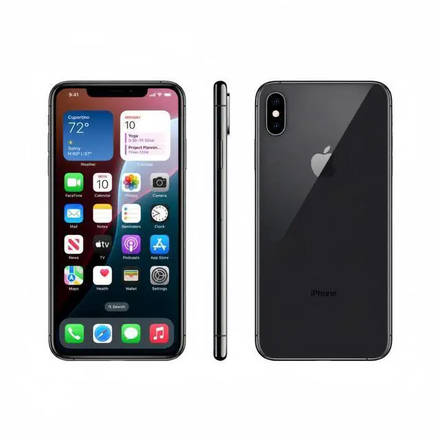 Main image of Apple iPhone Xs Max Unlocked Smartphone 64GB Space Gray 6.5 Inch Display A12 Bionic Chip 12MP Dual Camera No Contract Single Unit