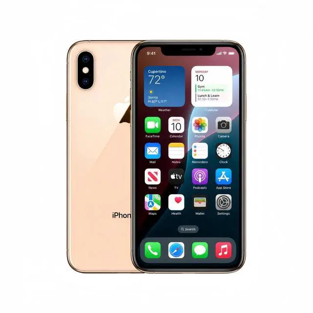 Alt view image 3 of 6 - Apple iPhone Xs Max Unlocked Smartphone 64GB Gold 6.5 Inch Display A12 Bionic Chip 12MP Dual Camera No Contract Single Unit