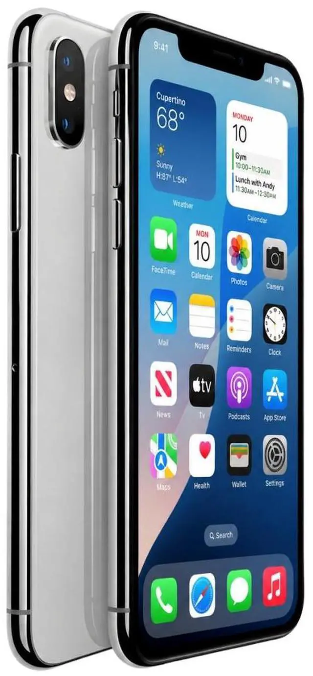 Alt view image 3 of 6 - Apple iPhone Xs Max Unlocked Smartphone 64GB Silver 6.5 Inch Display A12 Bionic Chip 12MP Dual Camera No Contract Single Unit